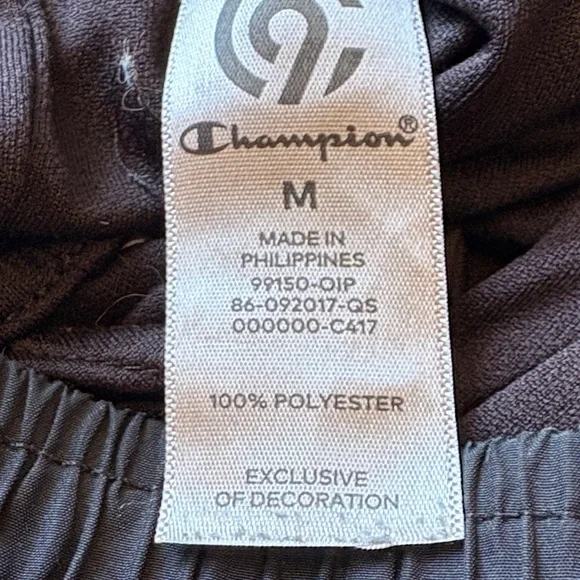 Champion Women's Geometric Black and White Athletic Shorts - Picture 2 of 6